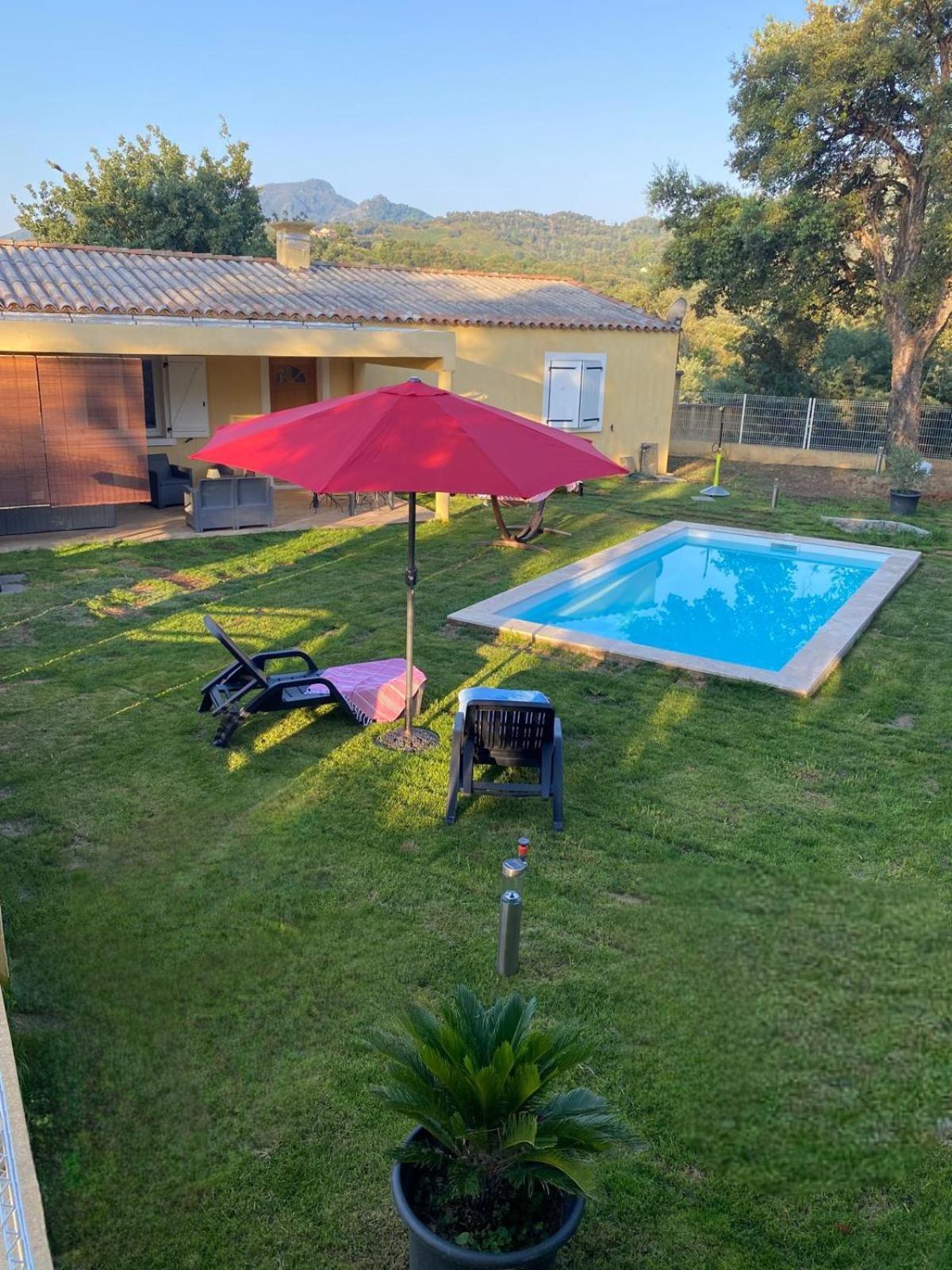Agreable Rez De Jardin Avec Piscine Et Jacuzzi Appartement Cervione Buitenkant foto
